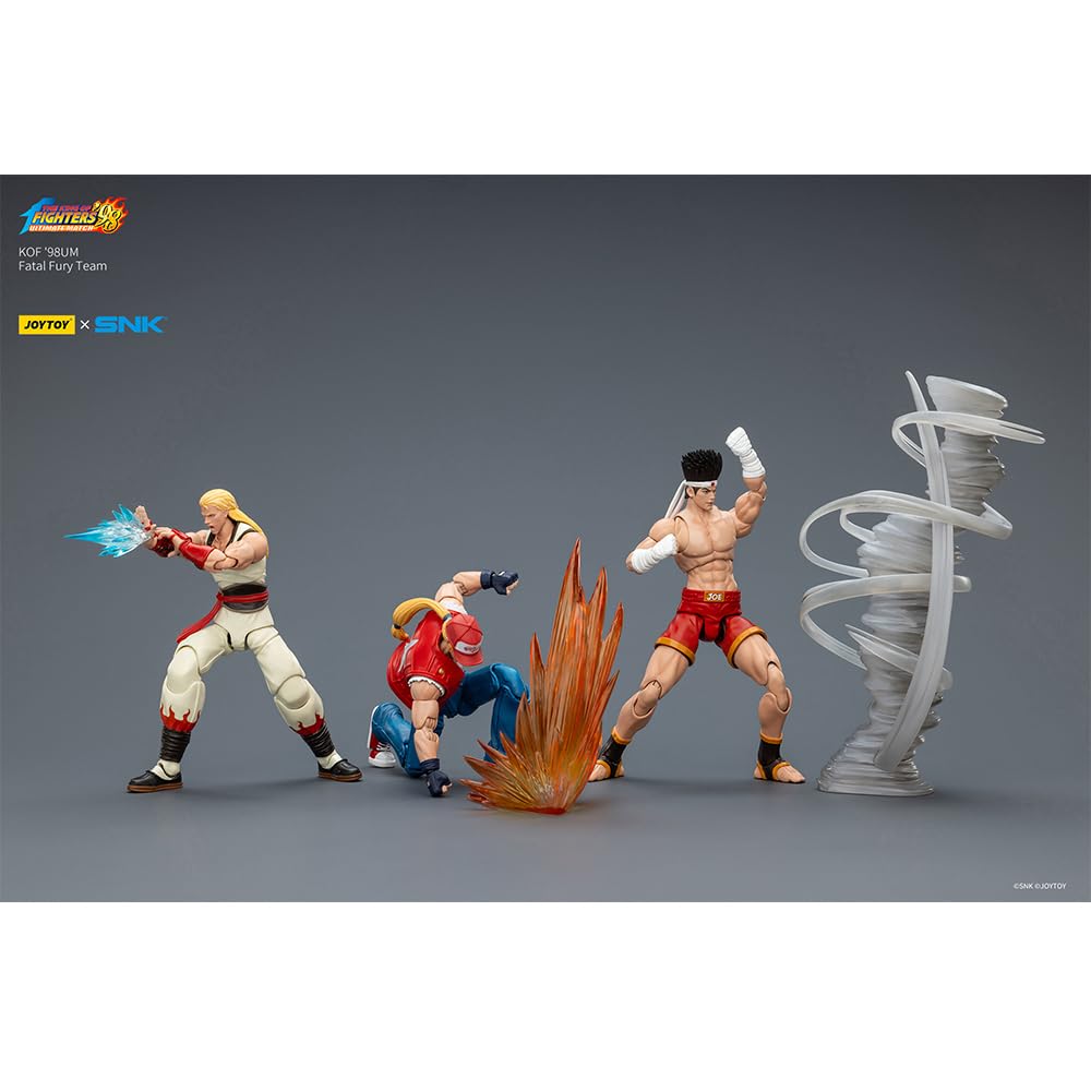 Amazon.com: JOYTOY 1/18 Action Figure KOF '98UM Fatal Fury Team